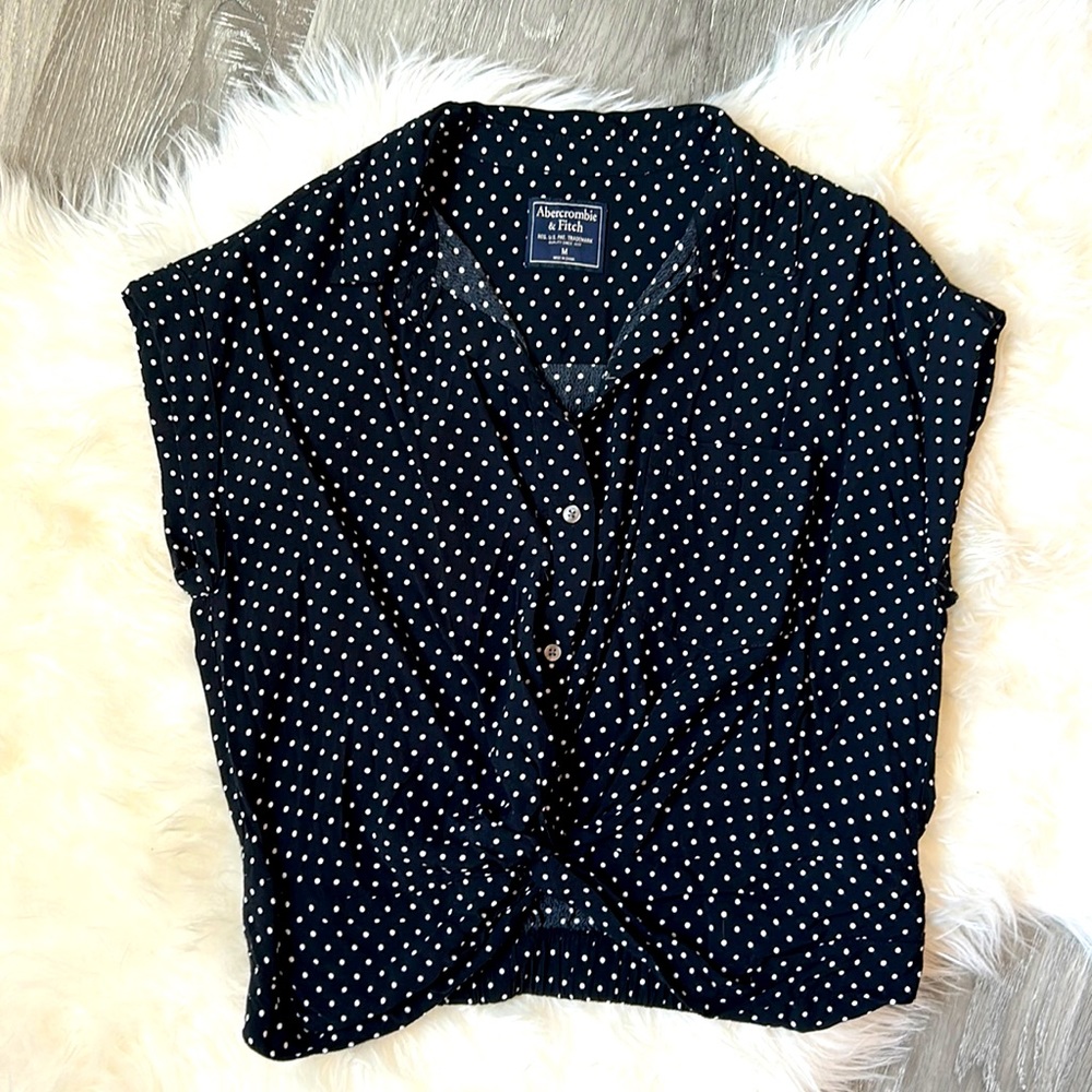 Abercrombie and Fitch Polka Dot Top